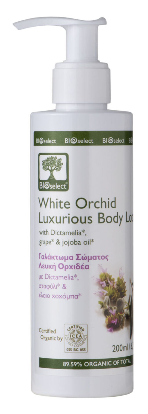 bioselect body lotion white orchid