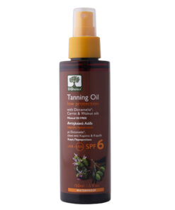 tanning oil spf